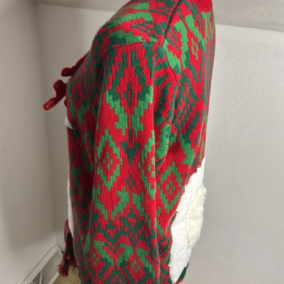 Holiday Time Ugly Sweater Llama with sunglasses scarf and tail Men's Size M - Picture 6 of 10